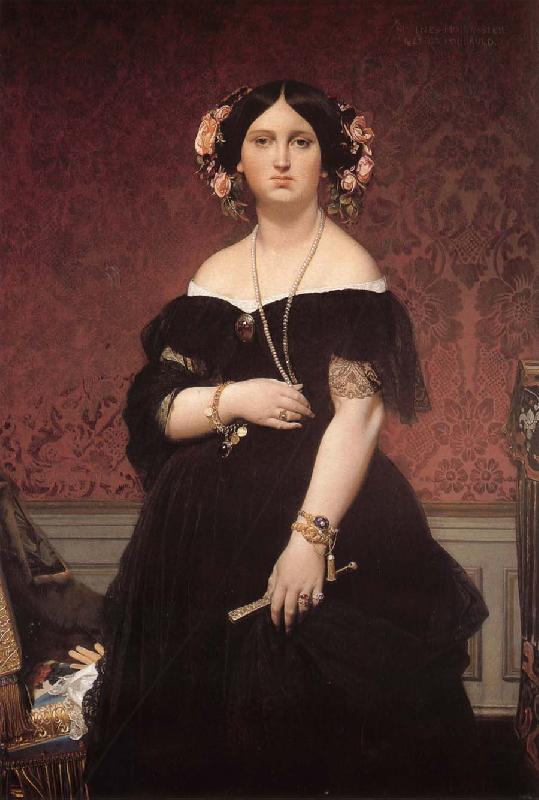 Jean-Auguste Dominique Ingres Portrait of countess oil painting image